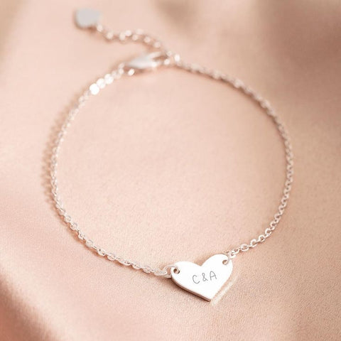 BRACCIALE CON CUORI PERSONALIZZATI